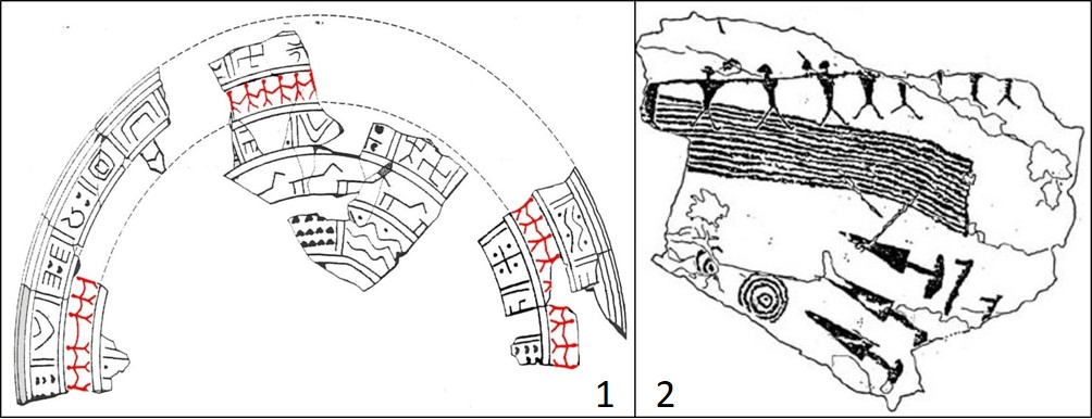 Dance and Geometry between the end of  Bronze Age and the beginning of Iron Age (950-750 BC).